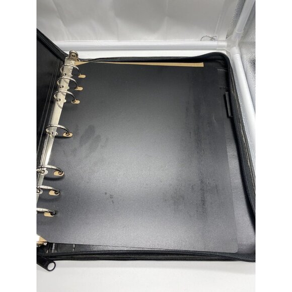 Day Runner Pro Business System 229-59 Black Leather 7-Ring Planner Organizer - Picture 6 of 9